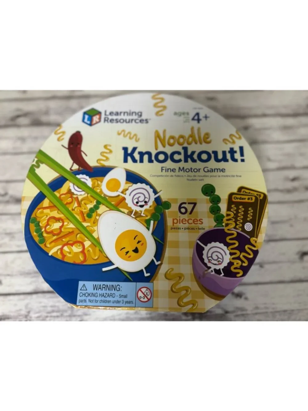Learning Resources Noodle Knockout Fine Motor Game Ages 4+